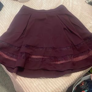 Torrid Burgundy Skirt